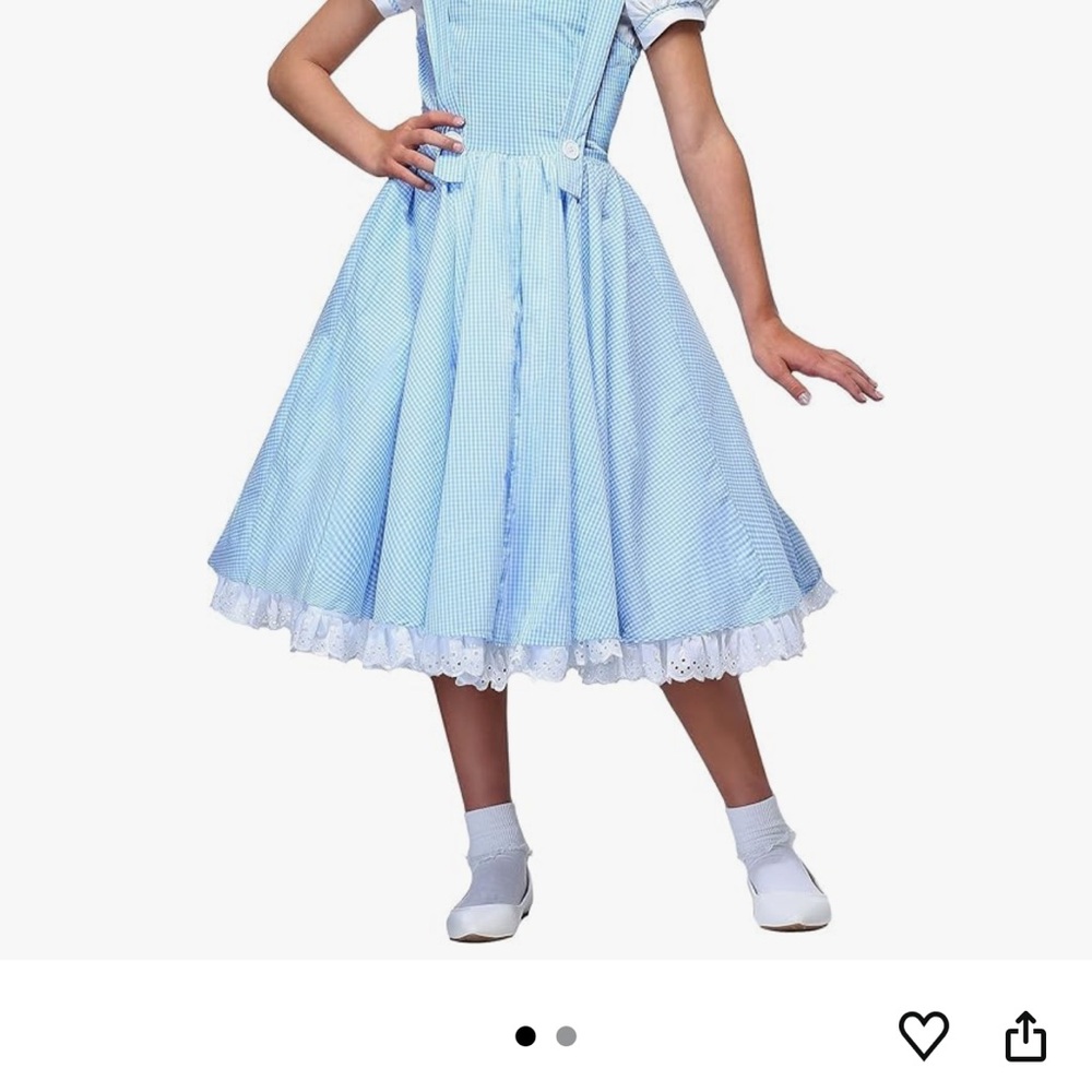 Blue Gingham Kids Costume Dress